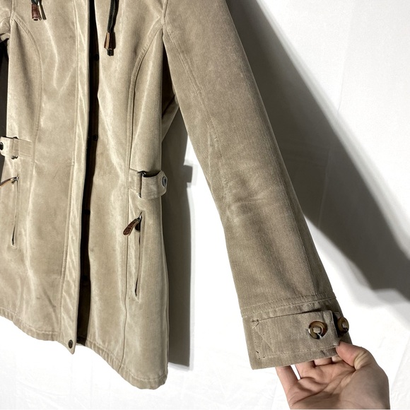 G.I.G.A. DX By Killtec Tan Beige Fleece Lined Jacket Coat 6 Utility - Picture 10 of 15